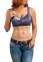 Bra after mastectomy gray with front buckle 9395OR Kudreshov